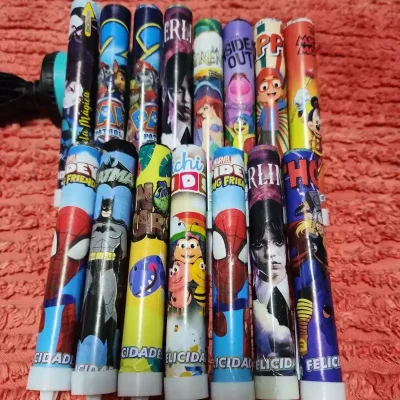 Velas volcánicas de animados