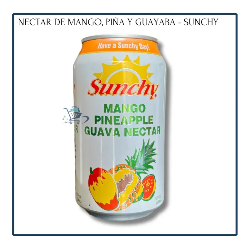 Néctar de Mango + Piña + Guayaba - Sunchy (334ml)
