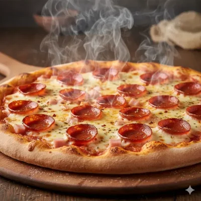 Pizzas Familiares con Queso GOUDA!