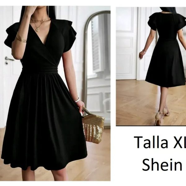 Vestido negro largo