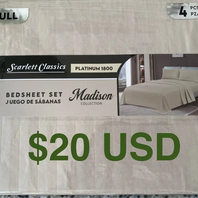 Juego de sábanas cameras ( 1800 Hilos)