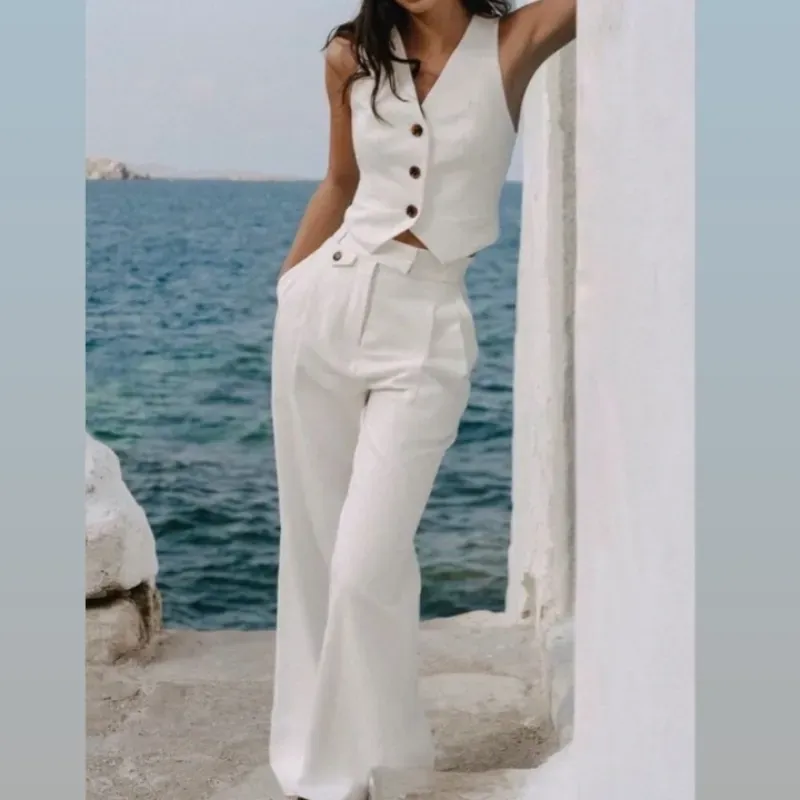 Cjnto chaleco y pantalón clásico