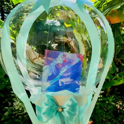 Bucket burbuja con foto 