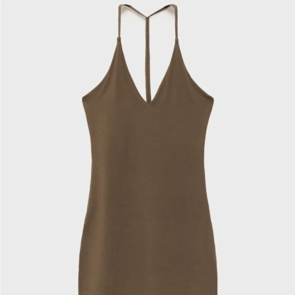 Vestido verde MANGO