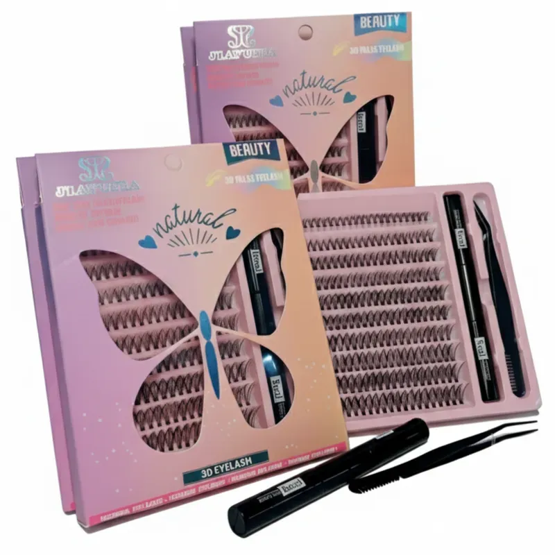 Kit de pestañas postizas 3D False Eyelash).