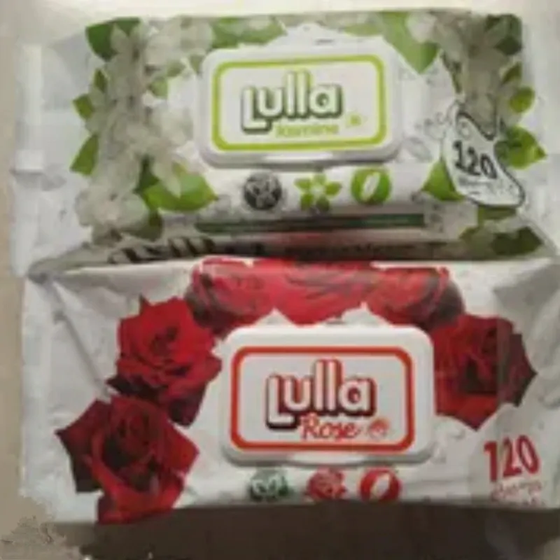 PAQUETES TOALLITAS HÚMEDAS CON FRAGANCIA (  120 UNIDADES )