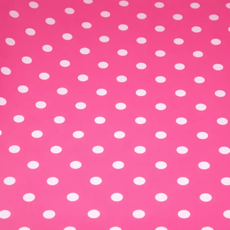 PAPEL DE REGALO ROSADO BOLAS