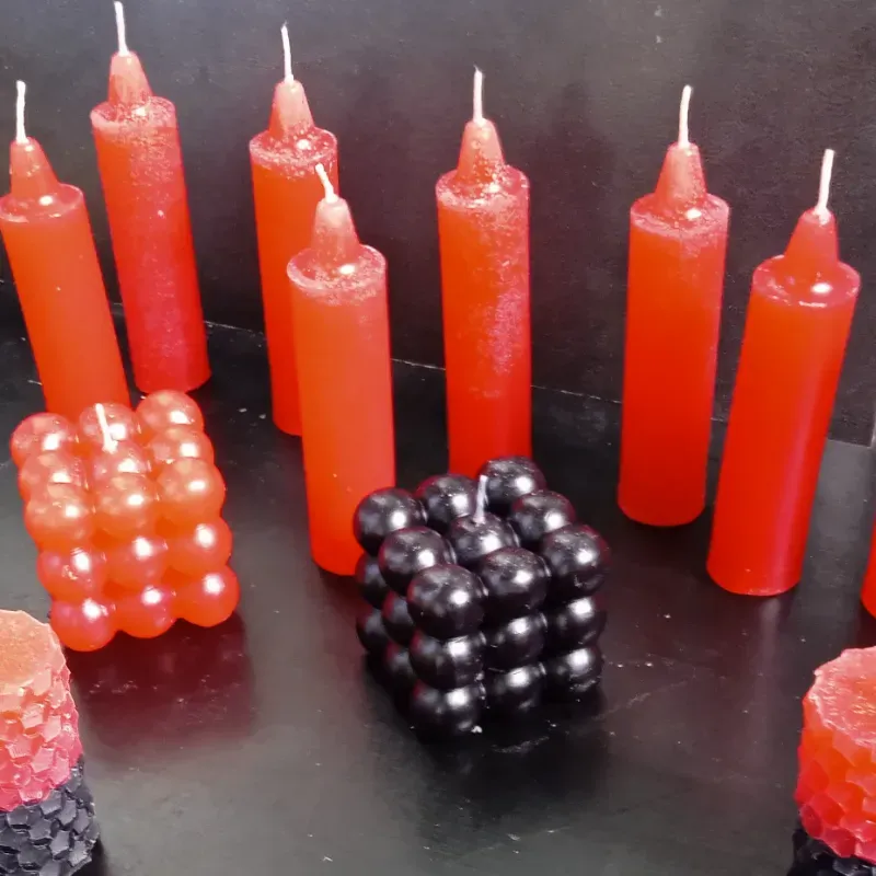 Estuche de 2 velas cilindricas