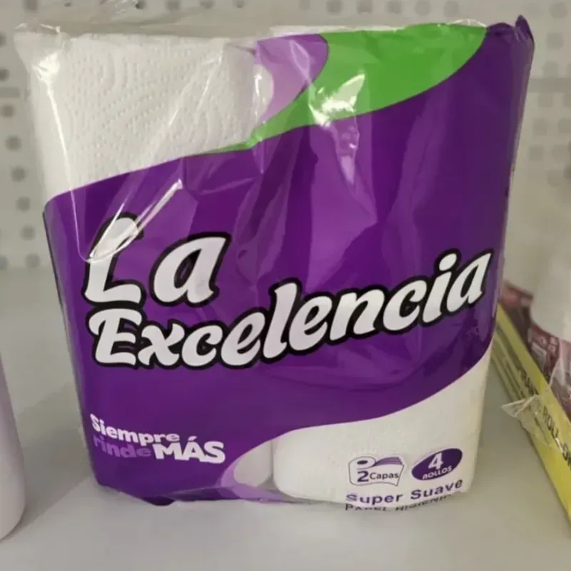 Papel higiénico (paquetes de 4 unidades)