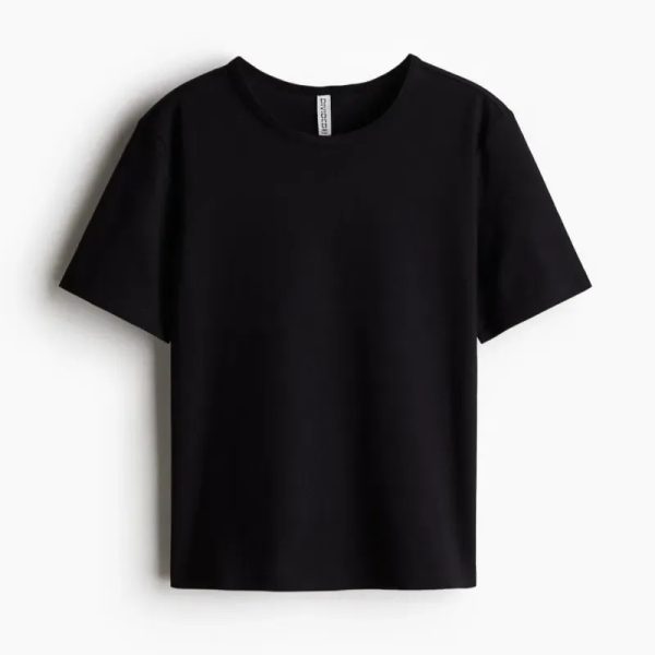 Camiseta en punto de algodón