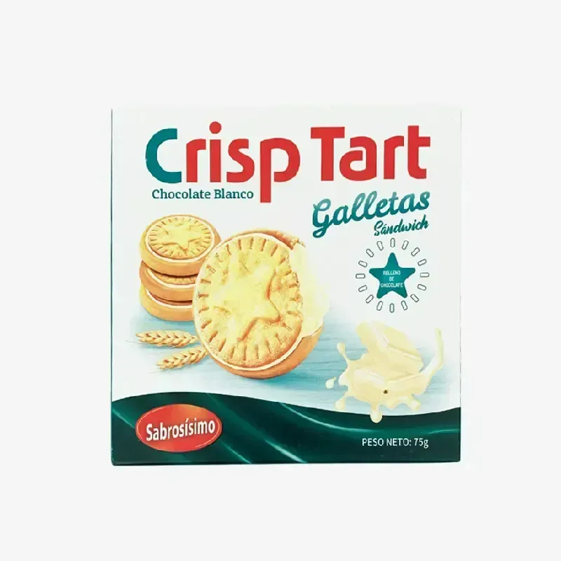 GALLETAS CRISP CHOCOLATE BLANCO 75 GR