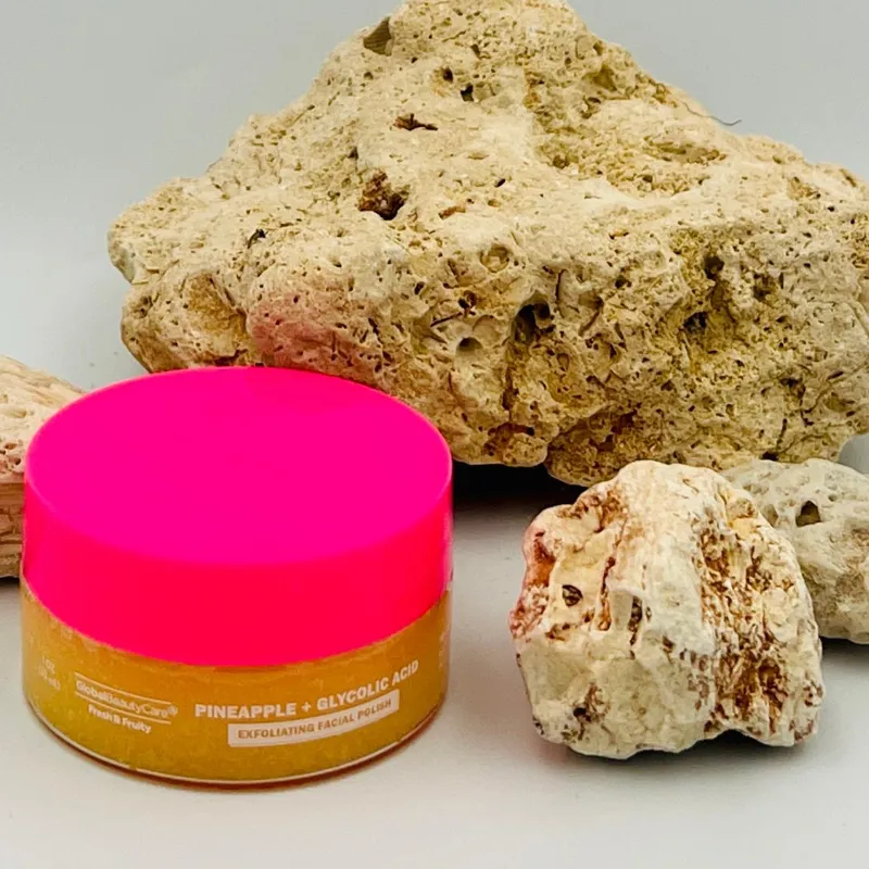 Exfoliante de piña y ácido glicólico