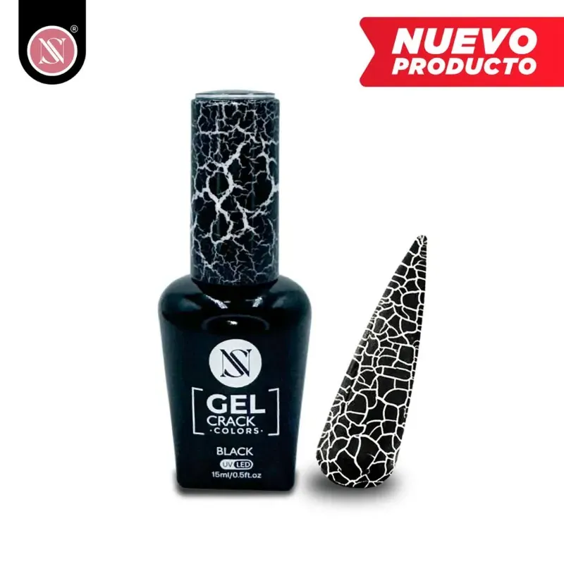 Esmalte Craquelado Negro