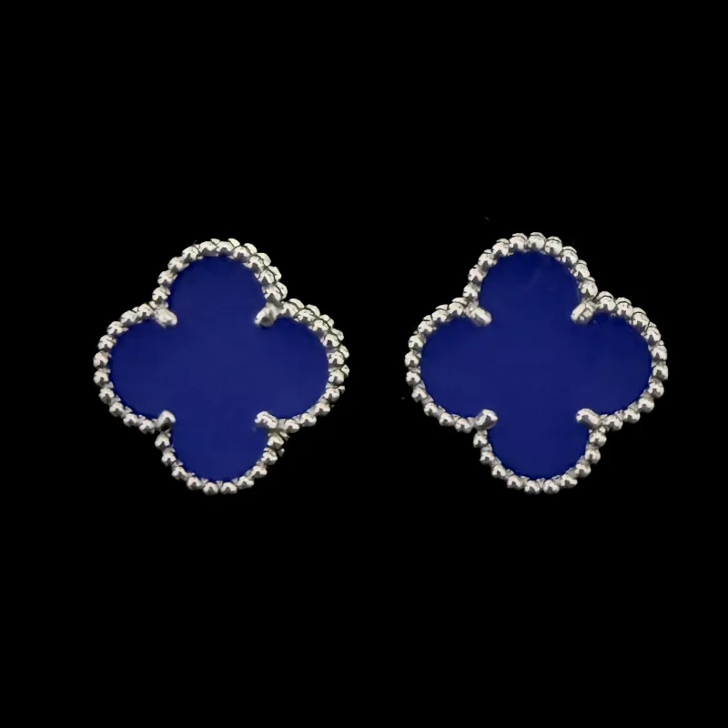 Aretes Van Cleef azules