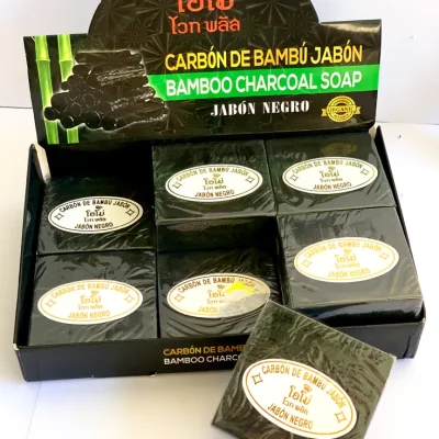 Jabón de carbón de bambú