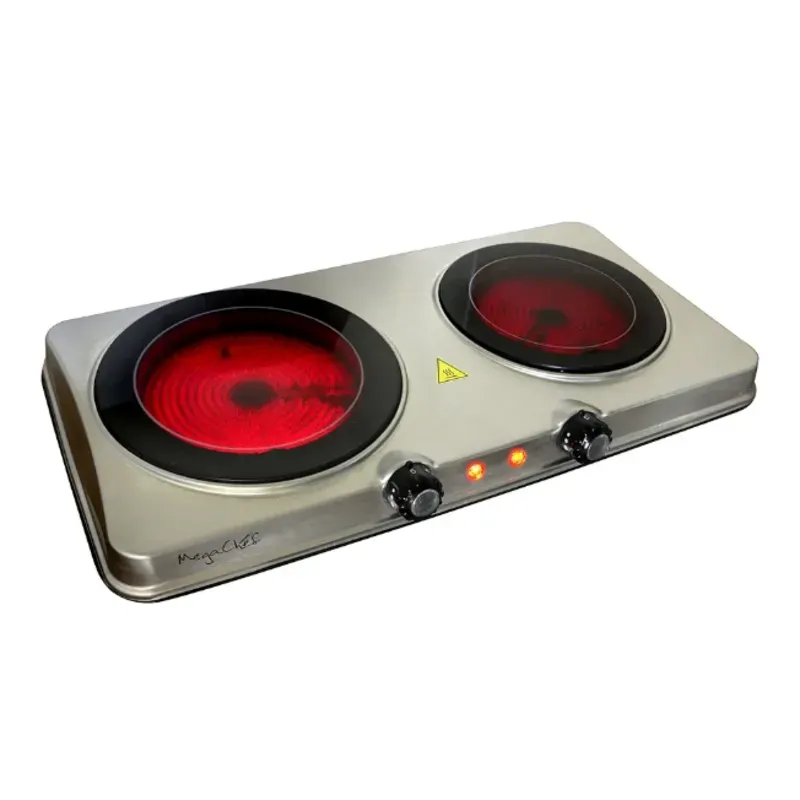 COCINA INFRARROJA MEGACHEF 1700W  2 HORNILLAS