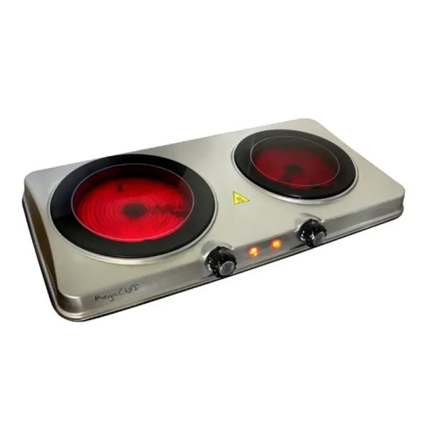 COCINA INFRARROJA MEGACHEF 1700W  2 HORNILLAS