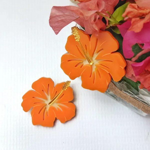 Hibiscus naranjas