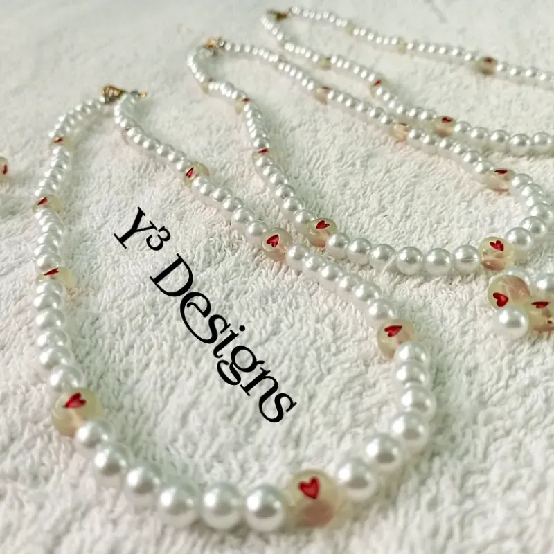 Collares de Perlas Blancas