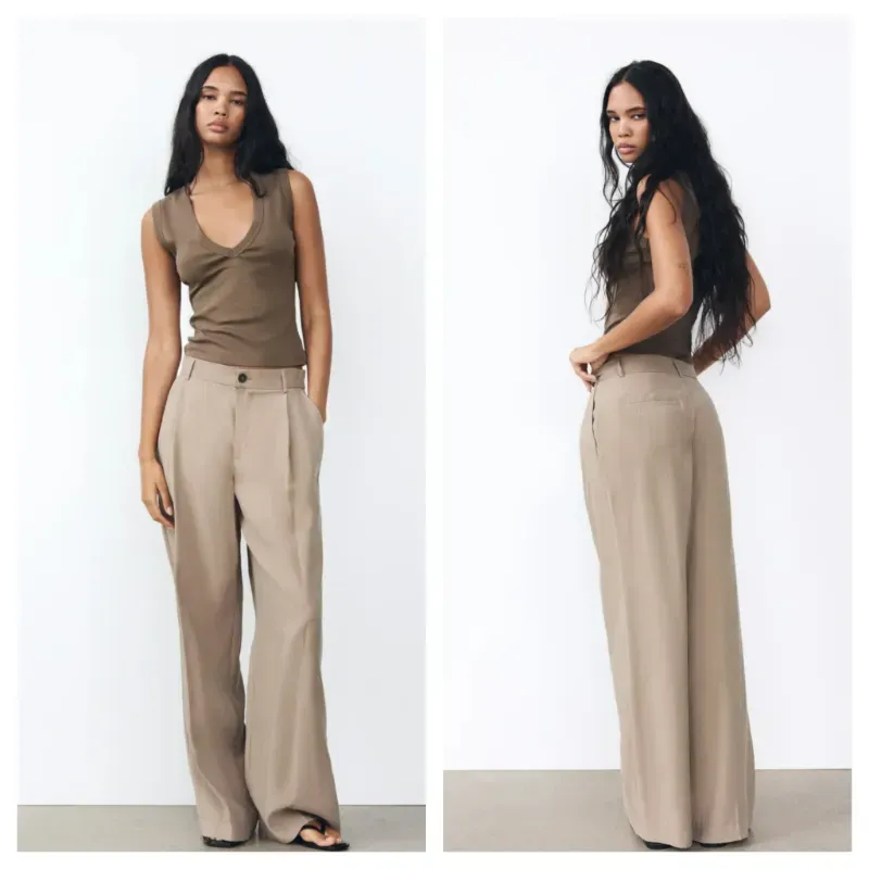 Pantalón Zara wide leg