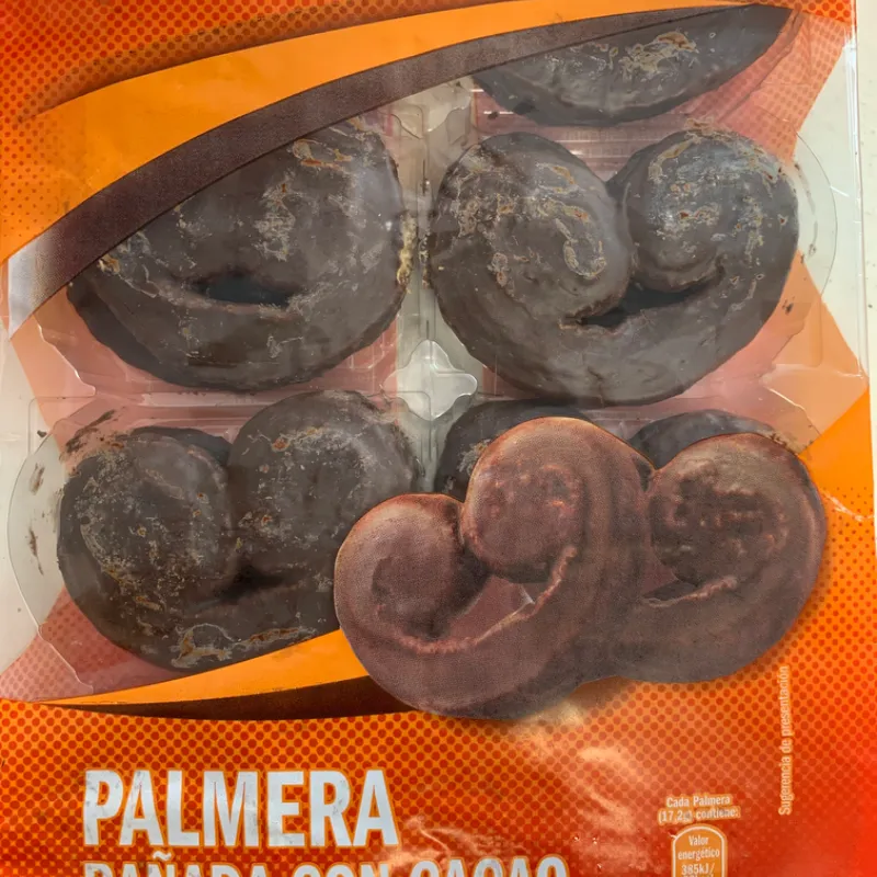 PALMERITAS BAÑADAS DE CHOCOLATE