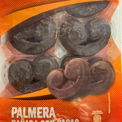 PALMERITAS BAÑADAS DE CHOCOLATE