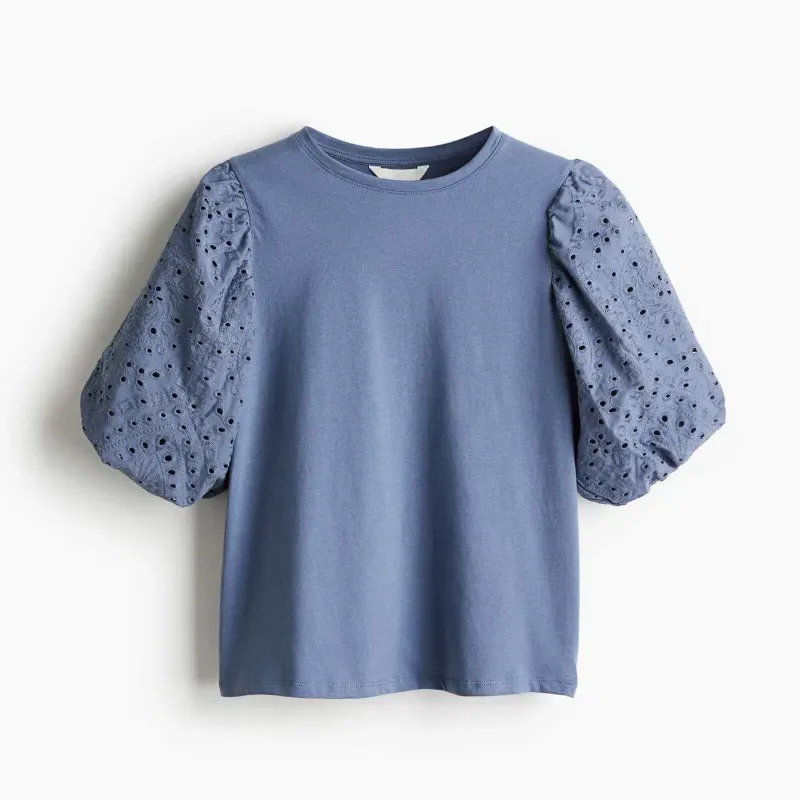 Blusa con mangas H&M