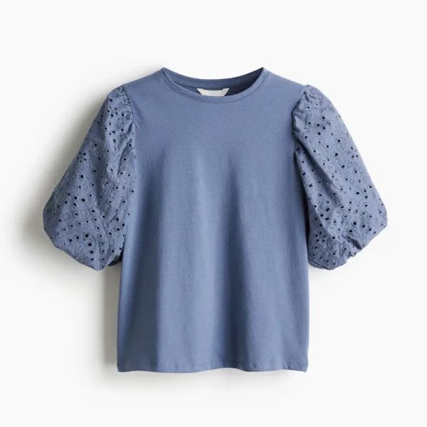 Blusa con mangas H&M
