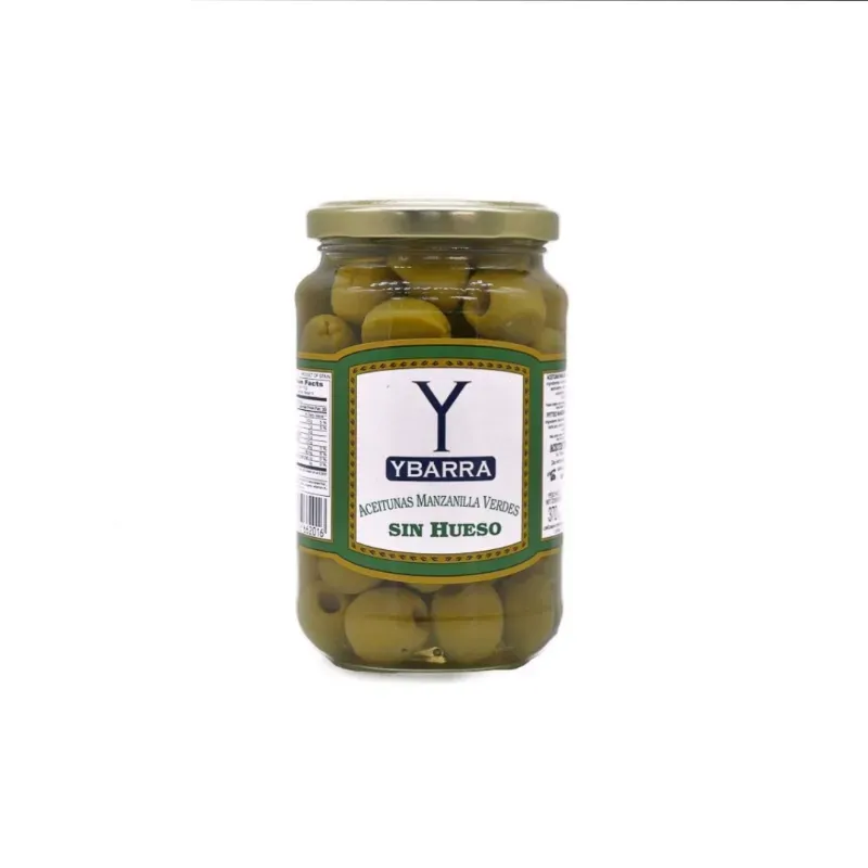 Aceitunas verdes sin hueso