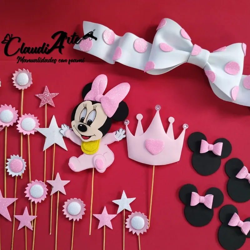 Cake topper (Minnie bebé)