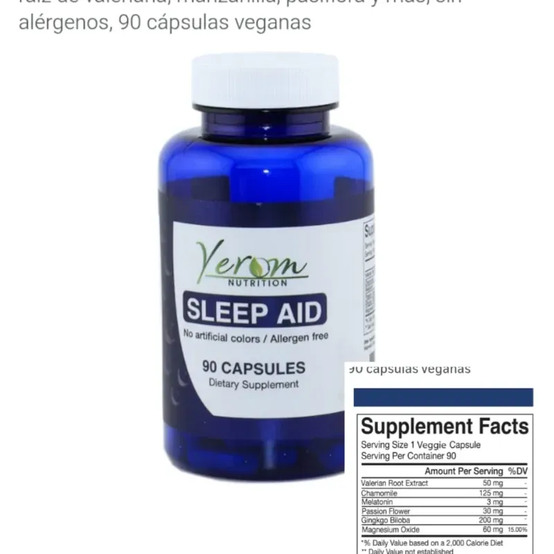 SLEEP AID 90 CAPSULAS