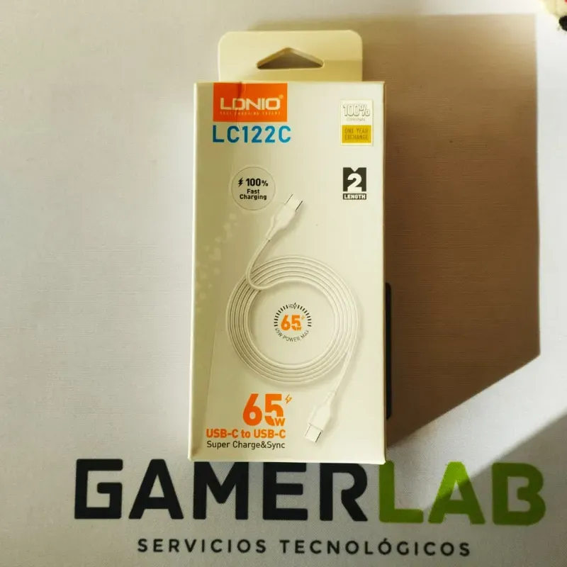 ⚡ Cable LDNIO LC122C (USB-C a USB-C)