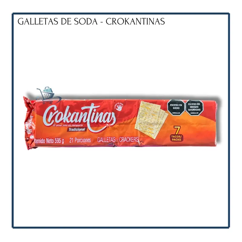 Galleta de Soda - Crokantinas (595g)