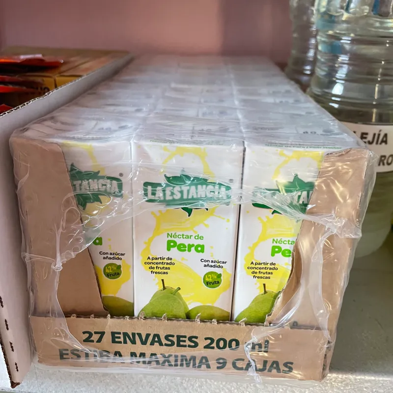 Caja de jugos