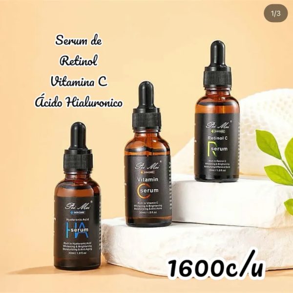 Serum Pie Mei Retinol / Vitamina C / Ácido Hialuronico
