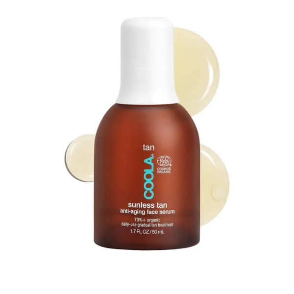 Suero facial autobronceador orgánico sin sol Coola