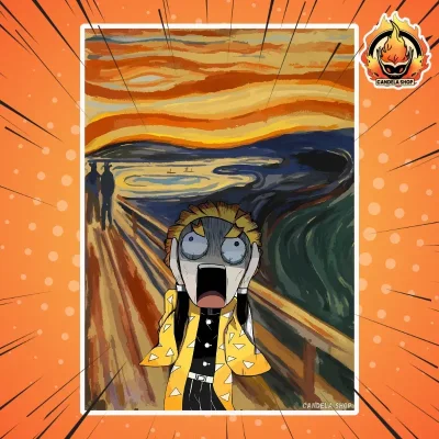 ✨ ¡póster de zenitzu (kimetsu no yaiba)! ✨