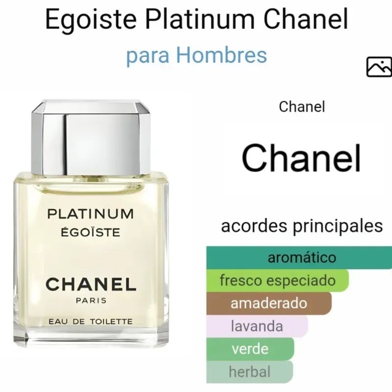 Chanel Platinum Egoiste 50ml no tiene la caja eau de toilette