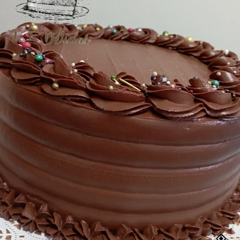 Torta de Ganache de Chocolate de 25cm