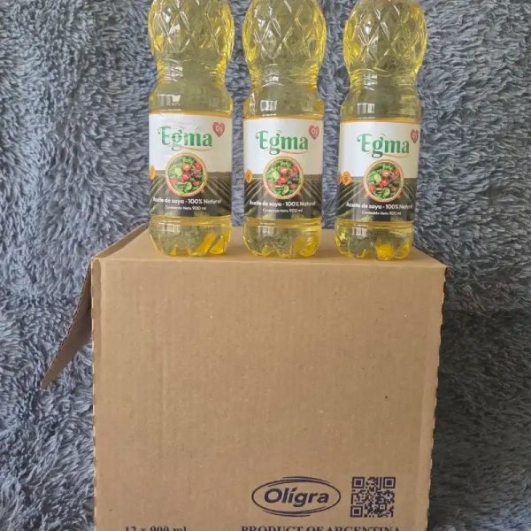  Caja de 12 pomos de aceite ( 900ml c/pomo)