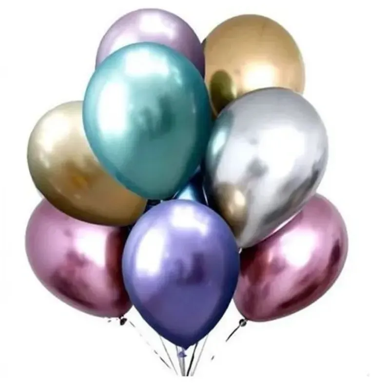 Globos latex cromados
