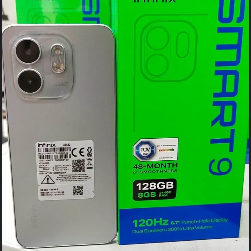 Infinix Smart 9HD ( 3+3 ram y 64 GB)