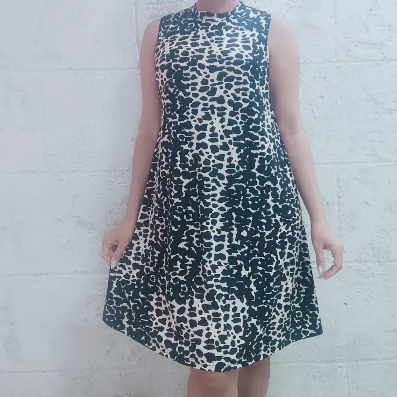 Vestido animal Print línea A