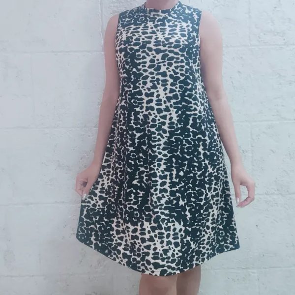 Vestido animal Print línea A