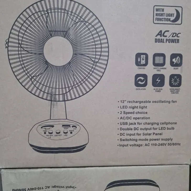 Ventiladores Recargables