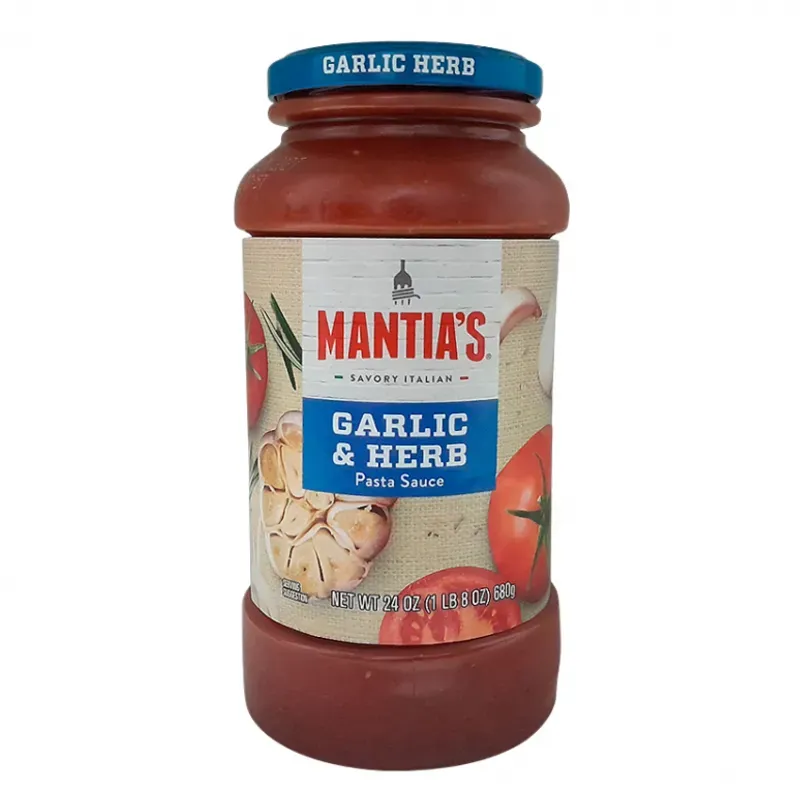 Pasta de Tomate con Ajo y Especias MANTIA'S 24 Oz (680g)