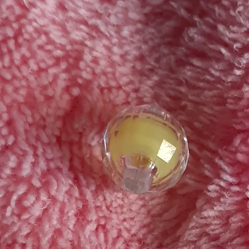 Bola 8 mm centro amarillo