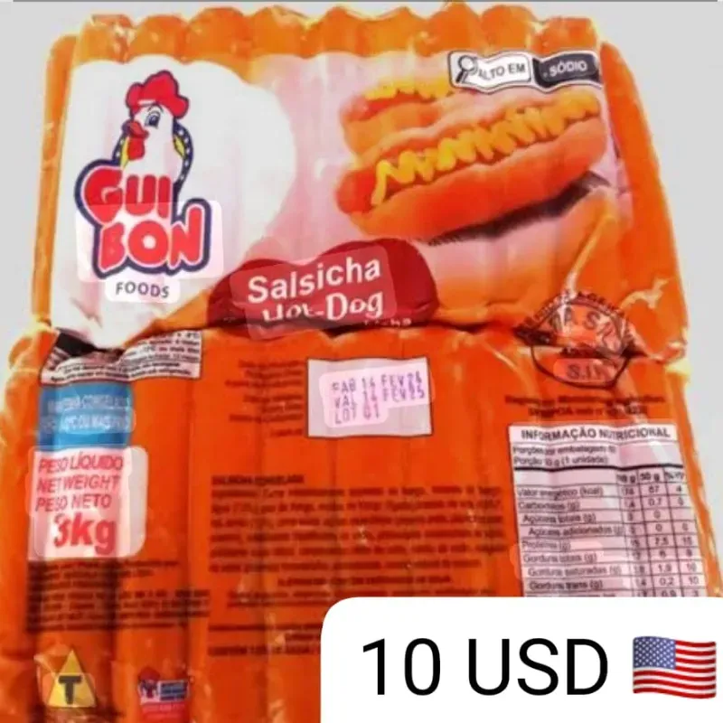 Paquete de salchichas de 3 kg