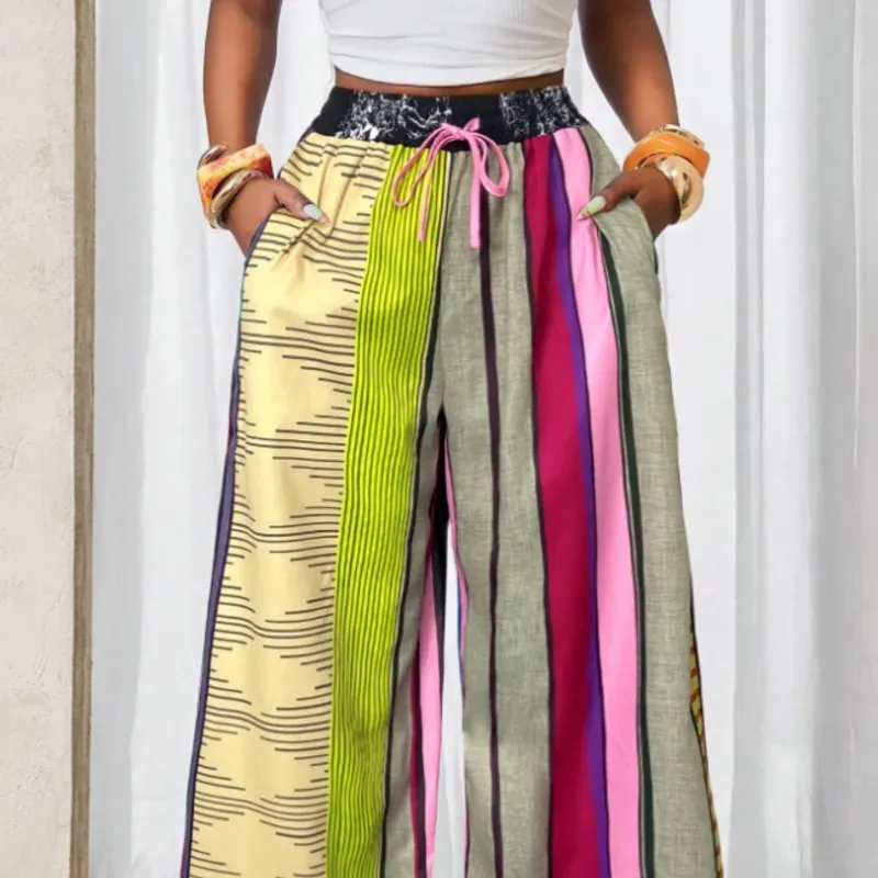 Women Stripes Pant