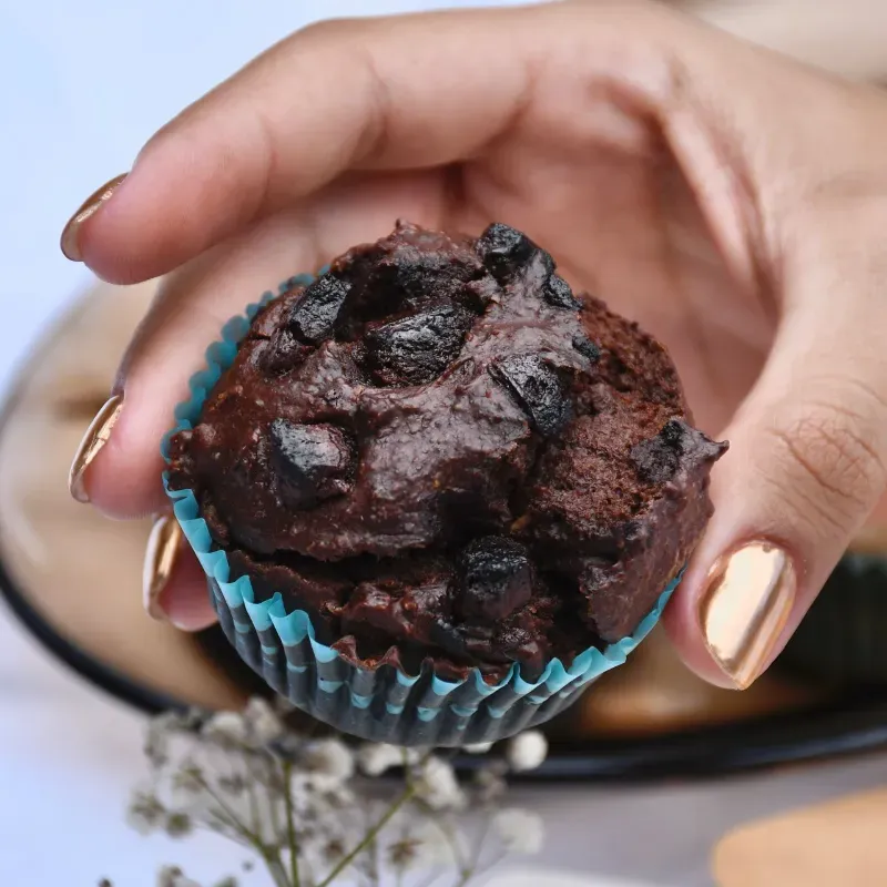 Muffins de chocolate